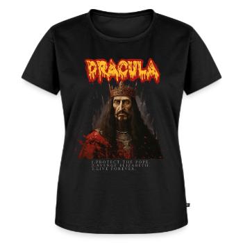 Vlad Tepes - Women's Premium Organic T-shirt - black - Front - Selfina (174cm)