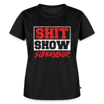 Supervisor Mama Chef Mother's Day bossy Mamas - Women's Premium Organic T-shirt - black - Front - Selfina (174cm)