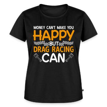 Drag Racing Drag Racer Autorennen - Frauen Premium Bio T-Shirt - Schwarz - Vorne - Selfina (174cm)