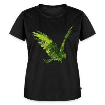 Parrot rainforest - Women's Premium Organic T-shirt - black - Front - Selfina (174cm)