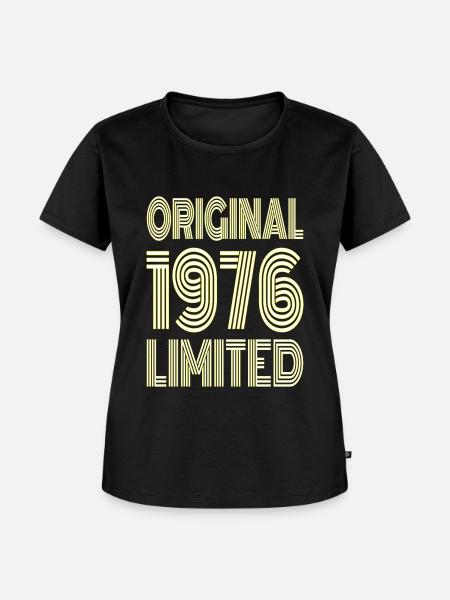 Original 1976 Limitiert - Frauen Premium Bio T-Shirt - Schwarz