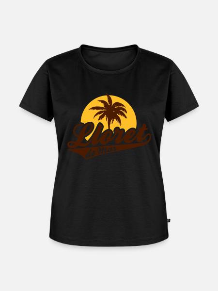 Lloret de Mar - Frauen Premium Bio T-Shirt - Schwarz