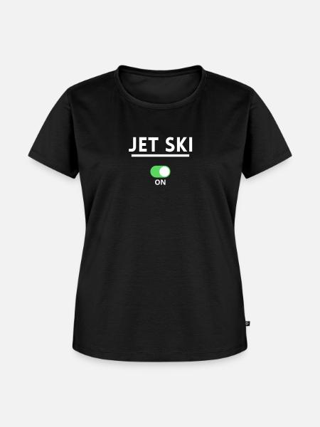 Jet Ski. Jet-Ski-Geschenk - Frauen Premium Bio T-Shirt - Schwarz