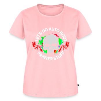 Lackierer | Fahrzeuglackierer Airbrush Geschenk - Frauen Premium Bio T-Shirt - Rosa - Vorne - AI Model Female 172 dark (172cm)