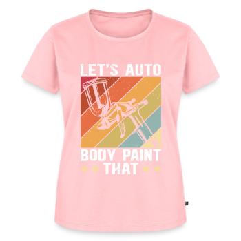 Fahrzeuglackierer Lackierer Airbrush Geschenk - Frauen Premium Bio T-Shirt - Rosa - Vorne - AI Model Female 172 dark (172cm)