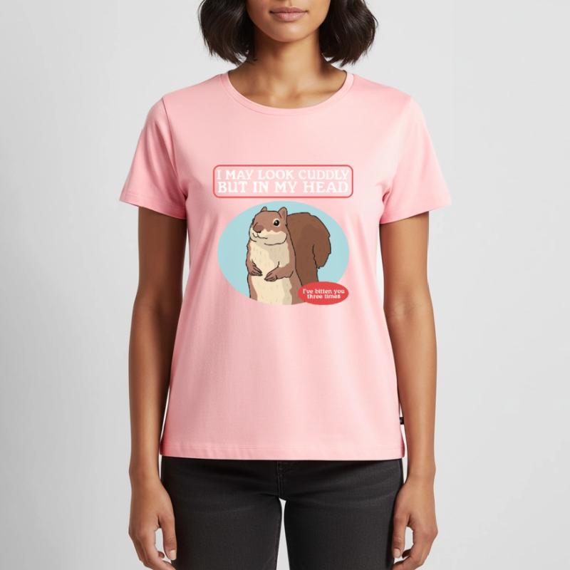 Cute Squirrel Squirrel Grey Squirrel Gift Women's Premium Organic T-shirt