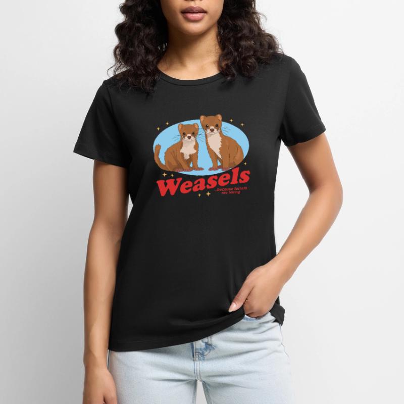 Weasel Hermännchen Mouse Weasel Gift Women's Premium Organic T-shirt