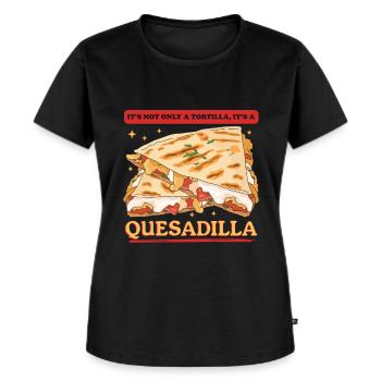 Quesadilla Quesadillas Tortilla Gift - Women's Premium Organic T-shirt - black - Front - Selfina (174cm)