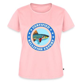 Killifish Expert Egg-laying Toothcarp Gift - Women's Premium Organic T-shirt - rose - Front - AI Model Female 172 dark (172cm)