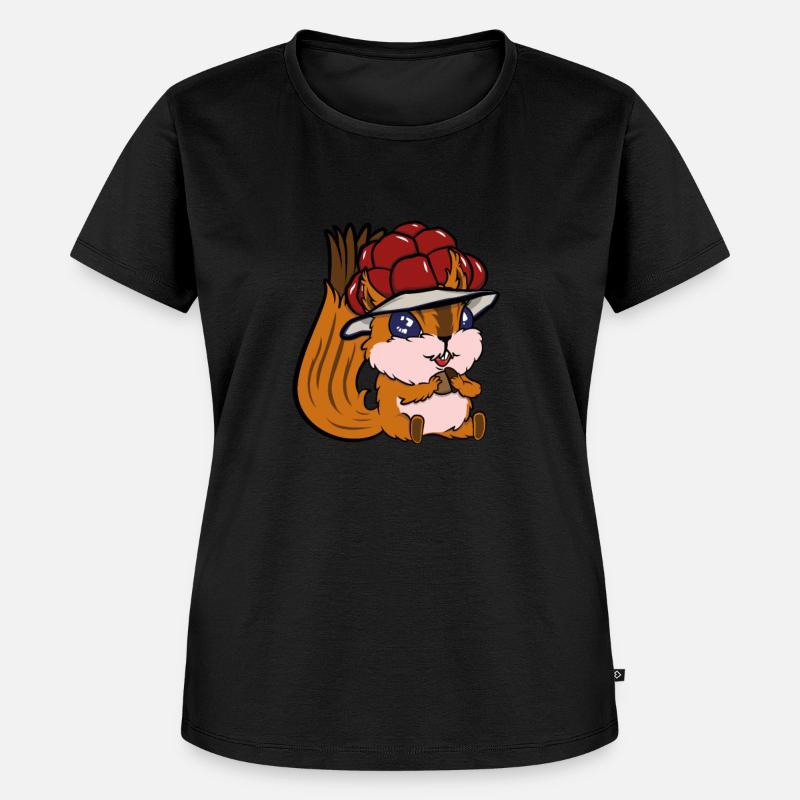 Bollenhut Black Forest Squirrel Squirrel - Women's Premium Organic T-shirt - black