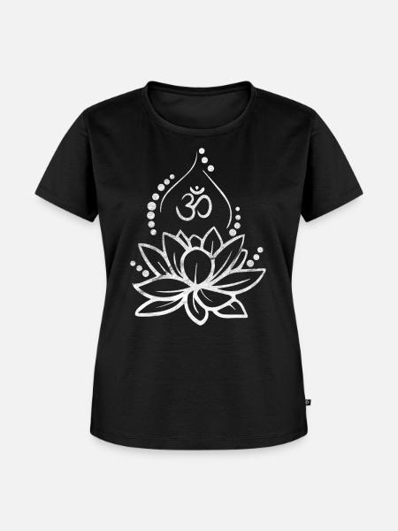 Yoga Entspannung - Frauen Premium Bio T-Shirt - Schwarz