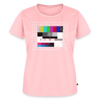 TV Testimony retro 80s costume - Women's Premium Organic T-shirt - rose - Front - AI Model Female 172 dark (172cm)