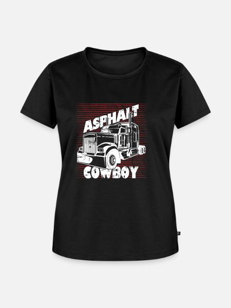 Asphalt Cowboy - Frauen Premium Bio T-Shirt - Schwarz