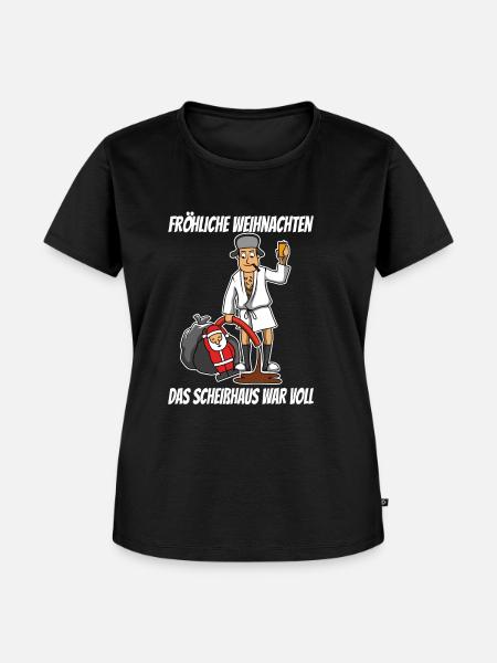 Schöne Bescherung - Frohe Weihnachten - Frauen Premium Bio T-Shirt - Schwarz