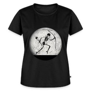 funny archery halloween archer archer - Women's Premium Organic T-shirt - black - Front - Selfina (174cm)