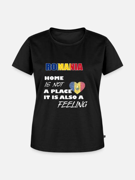 Rumänien - Frauen Premium Bio T-Shirt - Schwarz