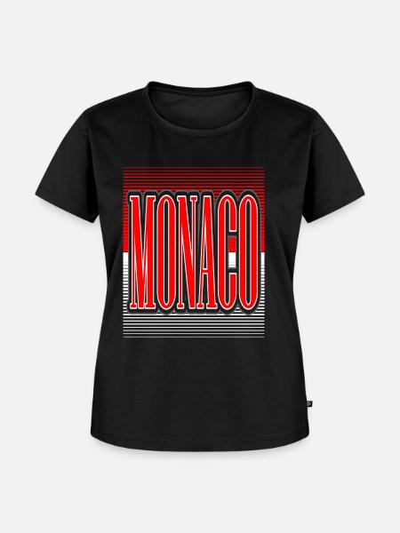 monaco - Frauen Premium Bio T-Shirt - Schwarz