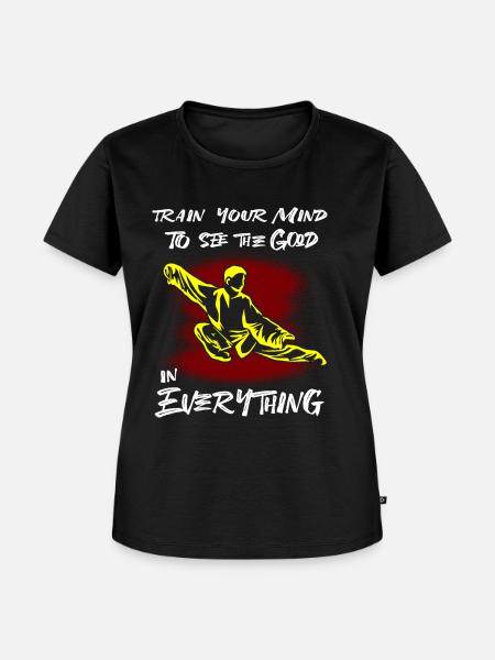 Tai chi - Frauen Premium Bio T-Shirt - Schwarz