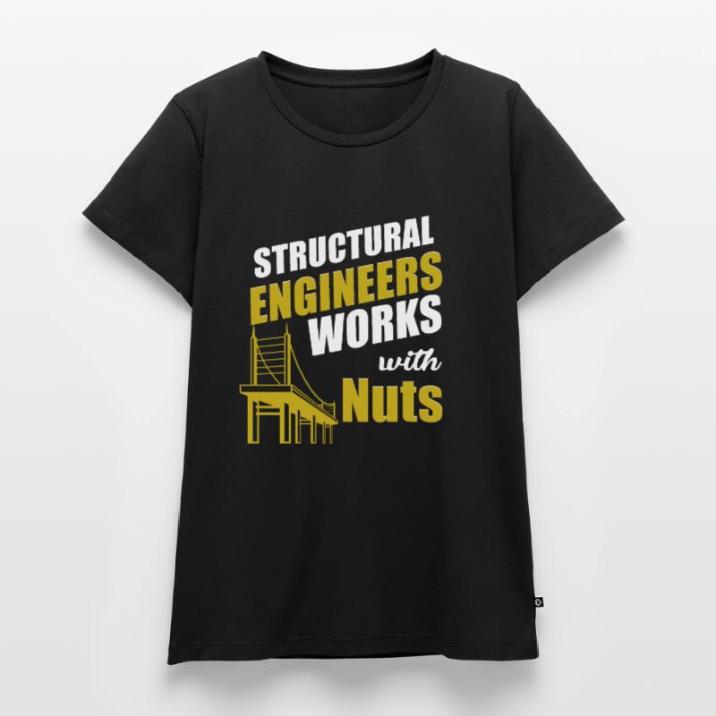 Construction carpenter structural engineer working with nuts Women's Premium Organic T-shirt