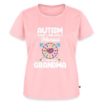 L’autisme ne vient pas avec un TDAH manuel de grand-mère - T-shirt Premium bio Femme - rose - Devant - AI Model Female 172 dark (172cm)