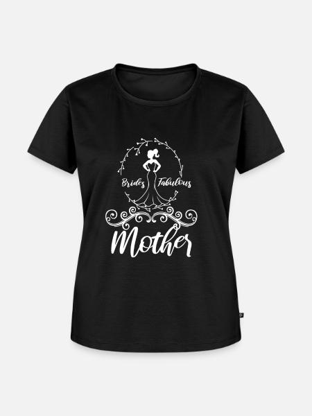 Brides fabulous mother - Frauen Premium Bio T-Shirt - Schwarz