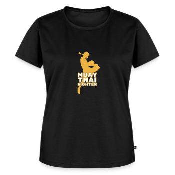 Muay Thai - T-shirt Premium bio Femme - noir - Devant - Selfina (174cm)