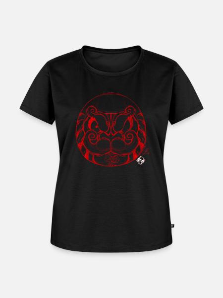 Daruma - Frauen Premium Bio T-Shirt - Schwarz