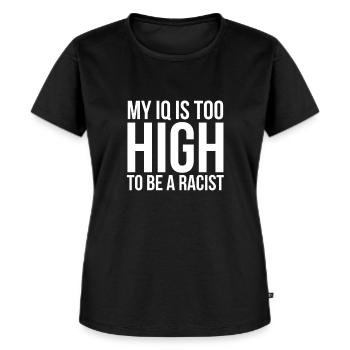 Against Racism Nazis Against Racism Anti Racism - Women's Premium Organic T-shirt - black - Front - Selfina (174cm)