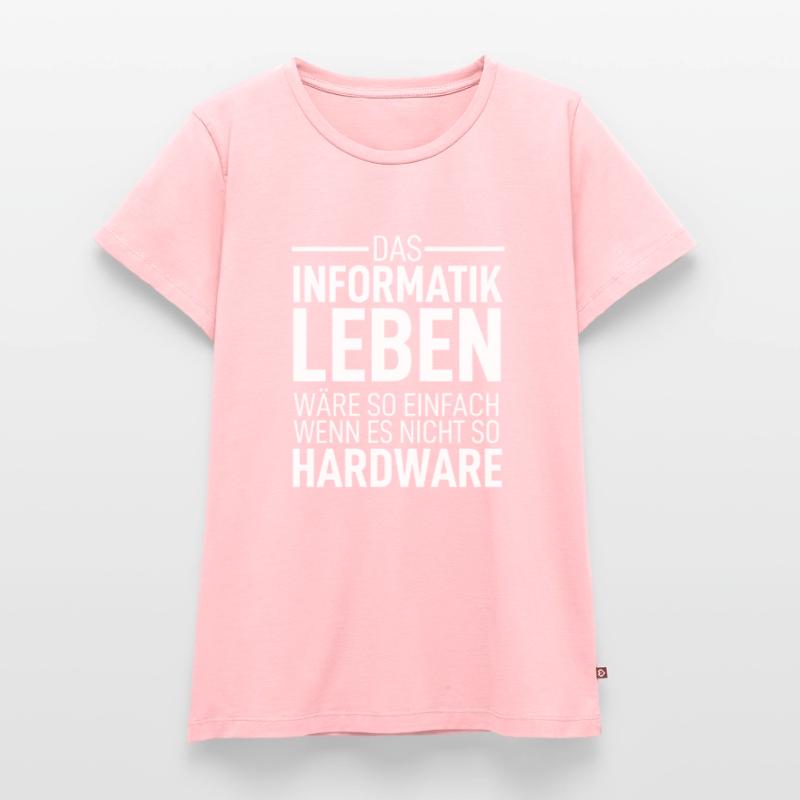 Programmierer Informatiker Nerd Admin PC Coder IT Frauen Premium Bio T-Shirt