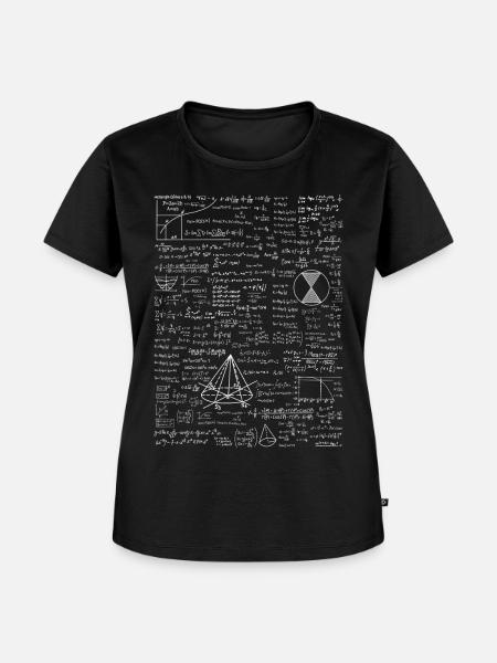 Mathelehrer - Frauen Premium Bio T-Shirt - Schwarz