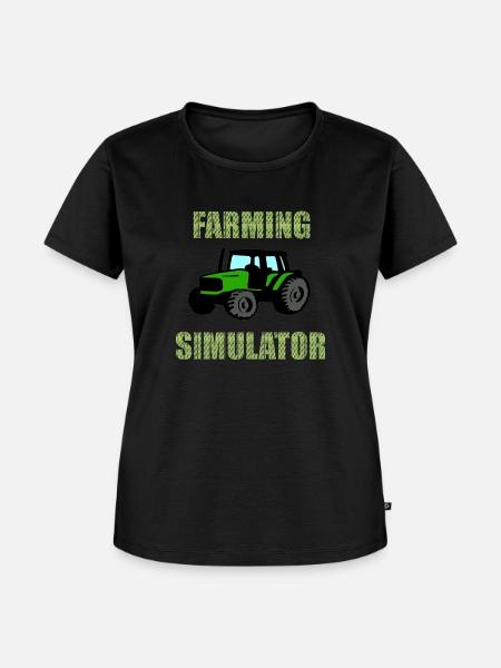 Farming Simulator - Frauen Premium Bio T-Shirt - Schwarz