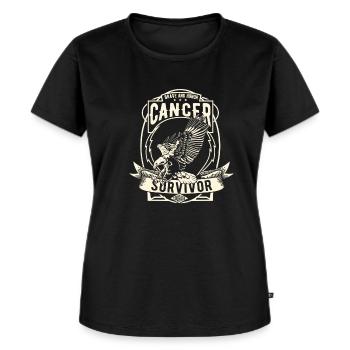 Krebs überlebender! - Frauen Premium Bio T-Shirt - Schwarz - Vorne - Selfina (174cm)