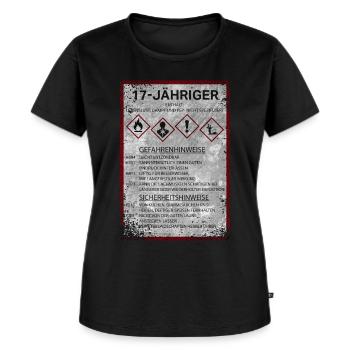 17 Geburtstag 2004 Junge Geschenk Lustige Sprüche - Frauen Premium Bio T-Shirt - Schwarz - Vorne - Selfina (174cm)