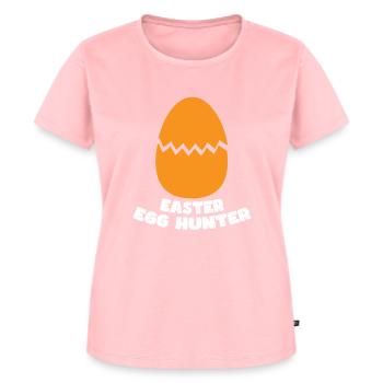 Joyeux lapin de Pâques drôle de jour de Pâques - T-shirt Premium bio Femme - rose - Devant - AI Model Female 172 dark (172cm)