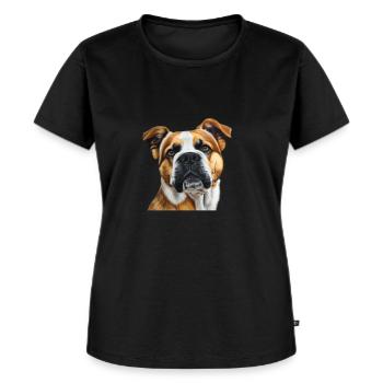 Dog - Women's Premium Organic T-shirt - black - Front - Selfina (174cm)