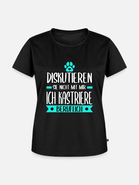 Tierarzt Tierarzthelferin Tierarztpraxis Tiere - Frauen Premium Bio T-Shirt - Schwarz