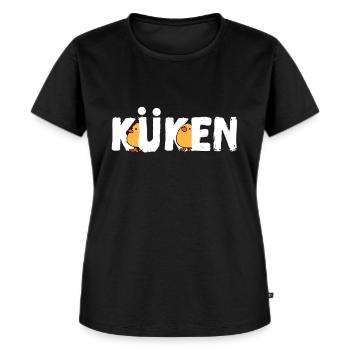 Niedliche Küken - Frauen Premium Bio T-Shirt - Schwarz - Vorne - Selfina (174cm)