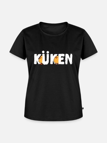 Niedliche Küken - Frauen Premium Bio T-Shirt - Schwarz