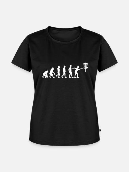 Frisbeegolf spielen - Frauen Premium Bio T-Shirt - Schwarz