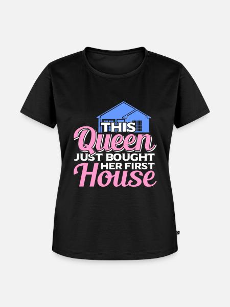 Hausbesitzer Eigentümer Geschenk Hauseigentümer - Frauen Premium Bio T-Shirt - Schwarz