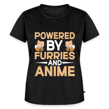 Cottagecore Aesthetic Fox - Women's Premium Organic T-shirt - black - Front - Selfina (174cm)