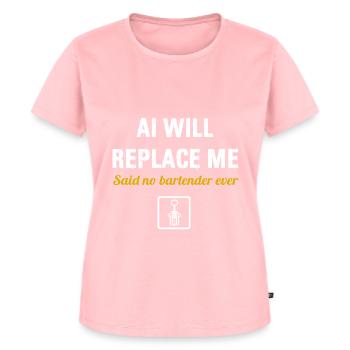 Barkeeper Mixologe Alkohol Getränke Barmann - Frauen Premium Bio T-Shirt - Rosa - Vorne - AI Model Female 172 dark (172cm)