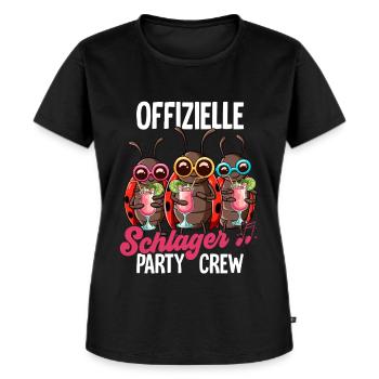 Schlager - Frauen Premium Bio T-Shirt - Schwarz - Vorne - Selfina (174cm)