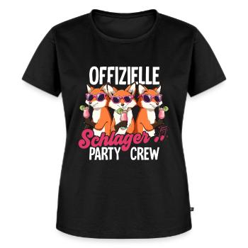 Schlager - Frauen Premium Bio T-Shirt - Schwarz - Vorne - Selfina (174cm)
