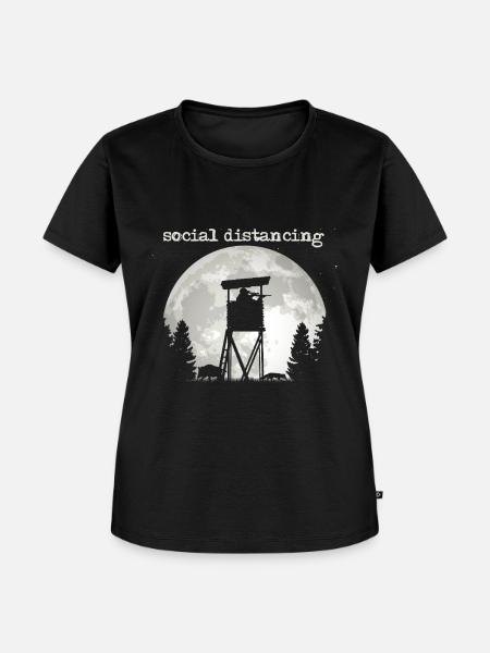 Geschenk für den Hochsitz Jäger - Frauen Premium Bio T-Shirt - Schwarz