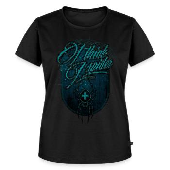 I think I spider - Women's Premium Organic T-shirt - black - Front - Selfina (174cm)