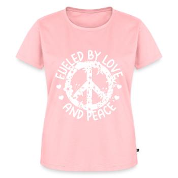 Hippies - T-shirt Premium bio Femme - rose - Devant - AI Model Female 172 dark (172cm)