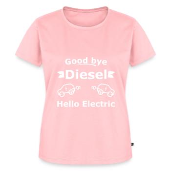 Electric car - Women's Premium Organic T-shirt - rose - Front - AI Model Female 172 dark (172cm)