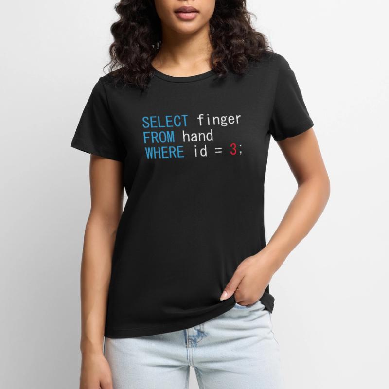 Developer computer scientist databases gift Women's Premium Organic T-shirt