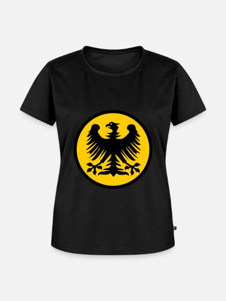 Deutschland zuerst - Frauen Premium Bio T-Shirt - Schwarz